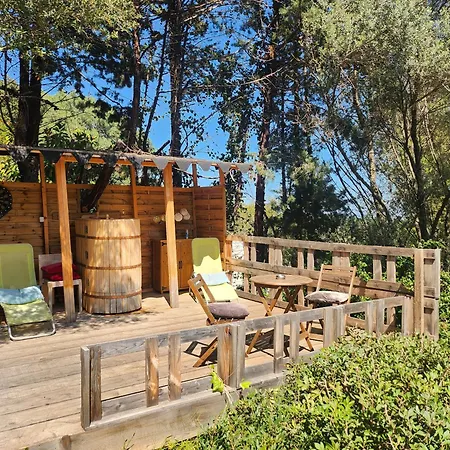 Кемпинг En Bois Avec Jacuzzi Prive Et Piscine