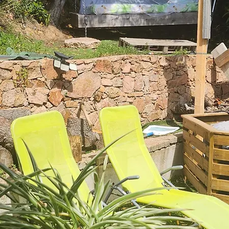 En Bois Avec Jacuzzi Prive Et Piscine Κάμπινγκ Πόρτο Βέκιο