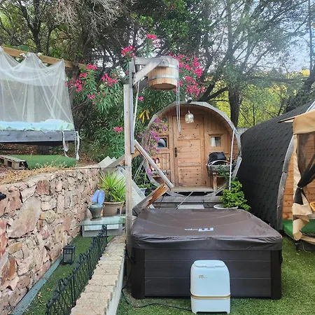 Cabane Insolite Avec Piscine A Porto-Vecchio